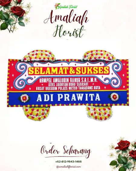 Papan Bunga Ucapan Selamat Kedungjambe